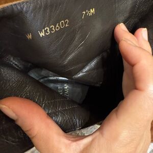 Stuart Weitzman Black Ankle Boots used one n little faded